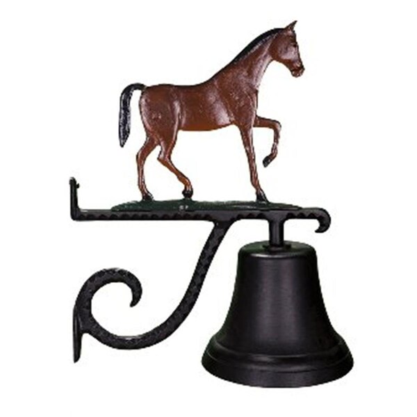 Swivel Cast Bell With Natural Color Gaited Horse Ornament - SW659093