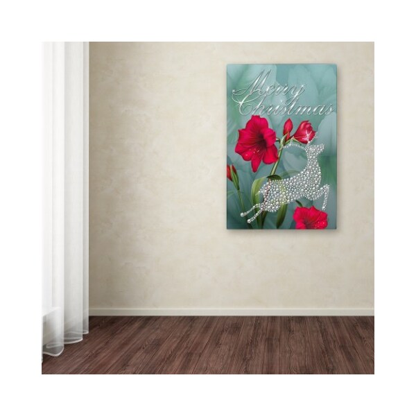 Trademark Fine Art Jean Plout 'Botanical Christmas' Canvas Art, 12x19 - ALI17133-C1219GG