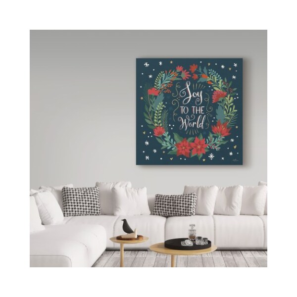 Trademark Fine Art Janelle Penner 'Christmas Bloom Ii' Canvas Art, 14x14 - WAP04568-C1414GG