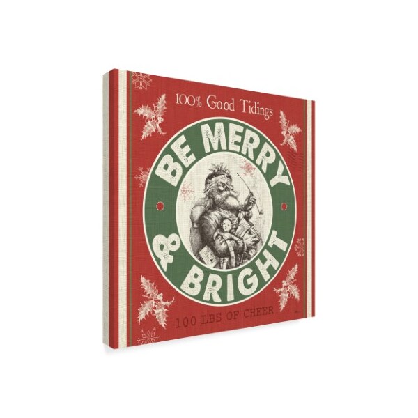 Trademark Fine Art Pela Studio 'Farmhouse Holiday I Color' Canvas Art, 14x14 - WAP07654-C1414GG