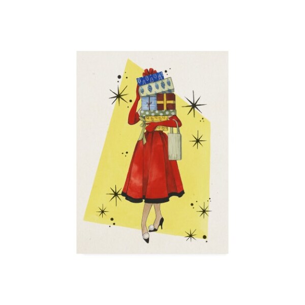 Trademark Fine Art Grace Popp 'Vintage Christmas I' Canvas Art, 18x24 - WAG13940-C1824GG