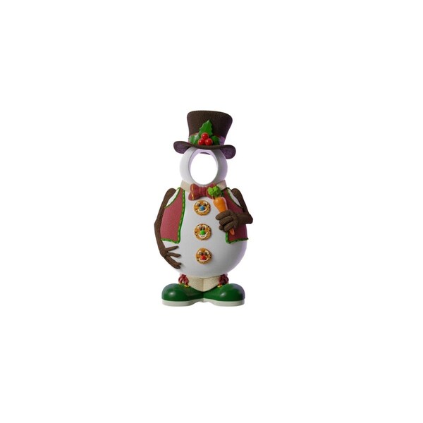 Queens Of Christmas 6.5 ft. Snowman Top Hat Photo OP Decor - PO-SNMN-THAT