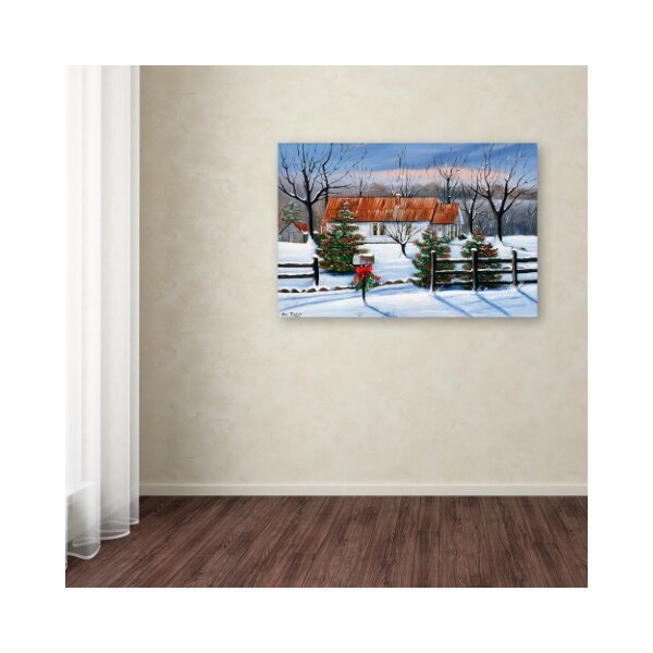 Trademark Fine Art Arie Reinhardt Taylor 'Mom And Dads At Christmas' Canvas Art, 12x19 - ALI15686-C1219GG