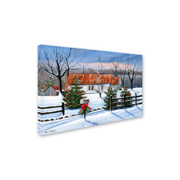 Trademark Fine Art Arie Reinhardt Taylor 'Mom And Dads At Christmas' Canvas Art, 12x19 - ALI15686-C1219GG