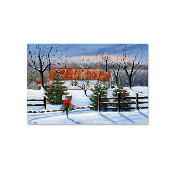 Trademark Fine Art Arie Reinhardt Taylor 'Mom And Dads At Christmas' Canvas Art, 12x19 - ALI15686-C1219GG