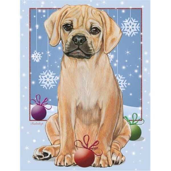 Pipsqueak Productions Pipsqueak Productions C578 Puggle Christmas Boxed Cards - Pack of 10 - C578
