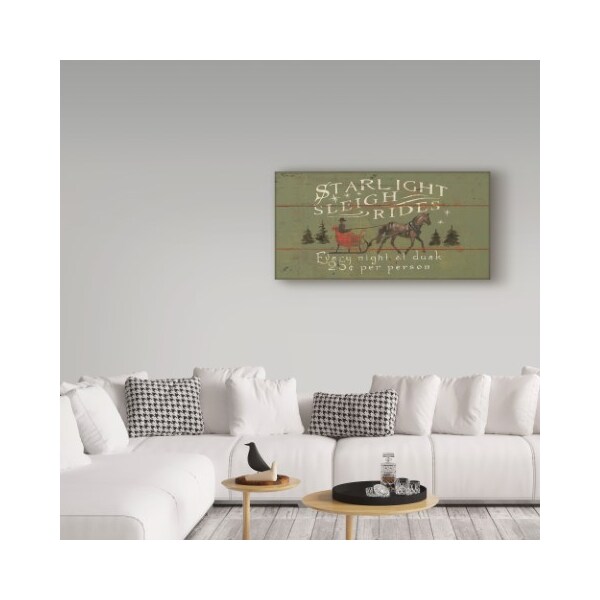 Trademark Fine Art Wellington Studio 'Holiday Signs Ii Panel' Canvas Art, 10x19 - WAP05515-C1019GG
