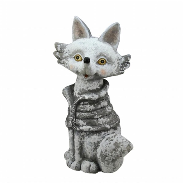 Northlight Seasonal Snow Dusted Silver Fox Christmas Table Top Decoration - 31740181