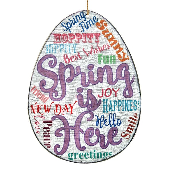 Instrumento Spring is Here Egg Wooden Magnet - IN3491500