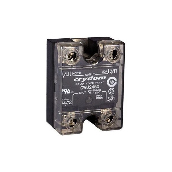 Relevador Crydom Ssr, montaje en panel, IP20, 280Vca/125A, 4-32Vcd - CWD24125P