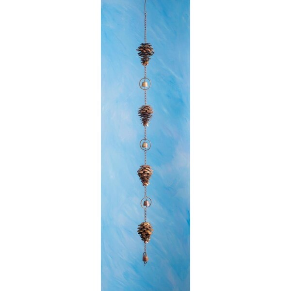 Ancient Graffiti Pine Cone Flamed Hanging Ornament - ANCIENTAG86025
