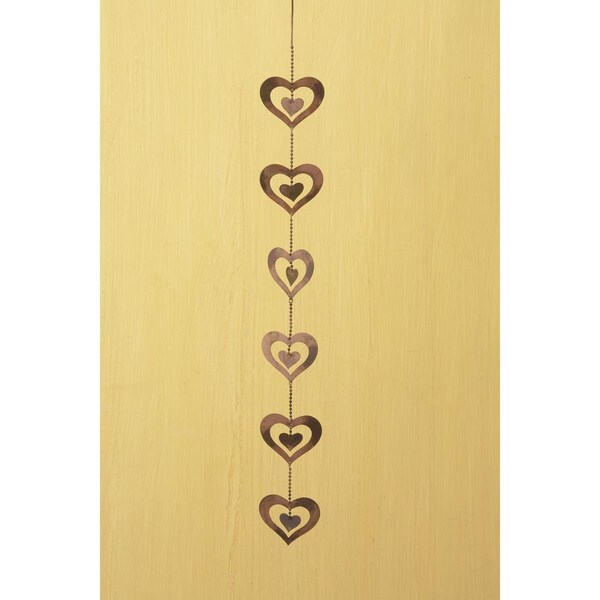 Ancient Graffiti Hearts Flamed Ornament - ANCIENTAG87060