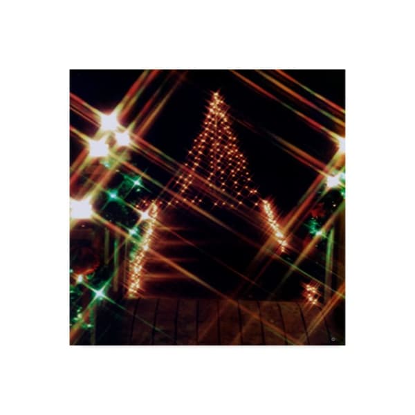 Trademark Fine Art Audrey 'Christmas Tree Light' Canvas Art, 18x18 - ALI38642-C1818GG