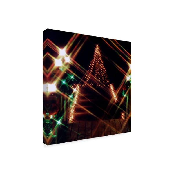 Trademark Fine Art Audrey 'Christmas Tree Light' Canvas Art, 18x18 - ALI38642-C1818GG