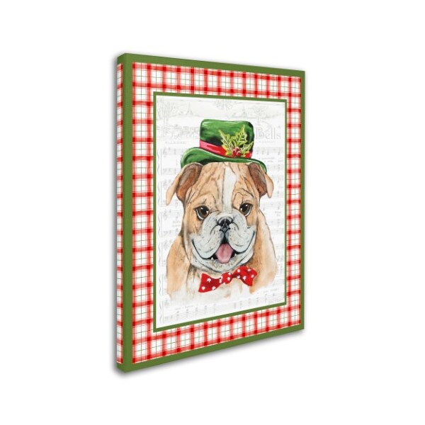 Trademark Fine Art Jean Plout 'Christmas Song Dogs 3' Canvas Art, 18x24 - ALI17406-C1824GG