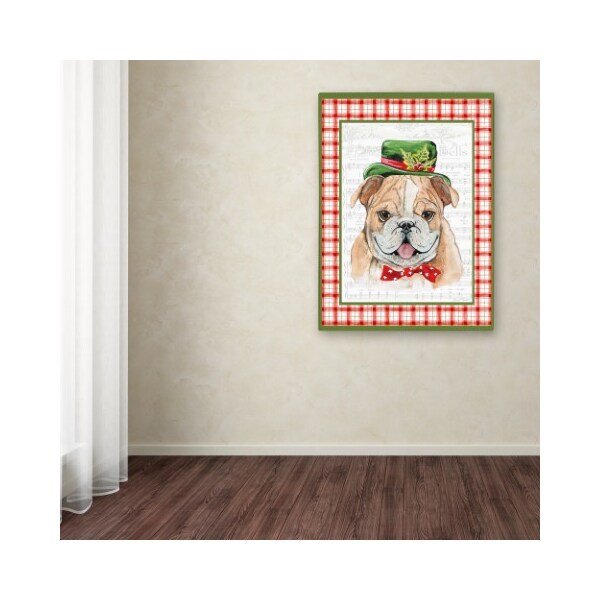 Trademark Fine Art Jean Plout 'Christmas Song Dogs 3' Canvas Art, 18x24 - ALI17406-C1824GG
