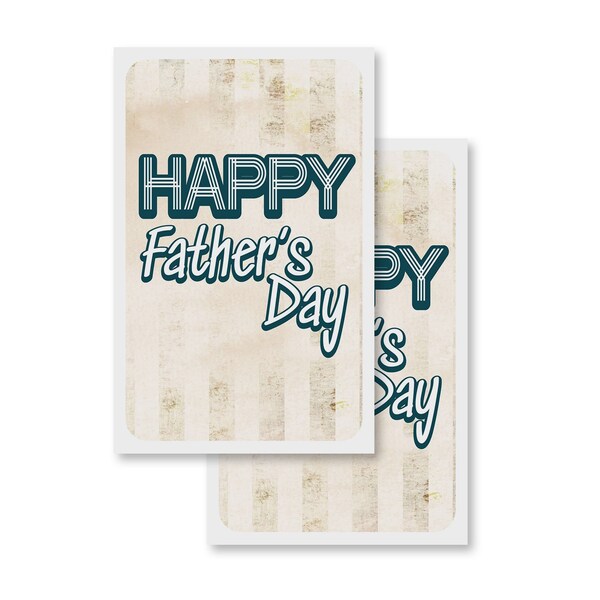 Signmission Father's Day, A-Frame & 2 Decals Installed, Heavy-Duty Plastic Frame - SBHD-D-2436-30375