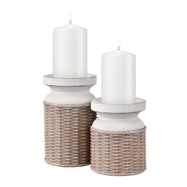 Elk Studio Norris Candleholder, Set of 2 Beige - S0037-11228/S2