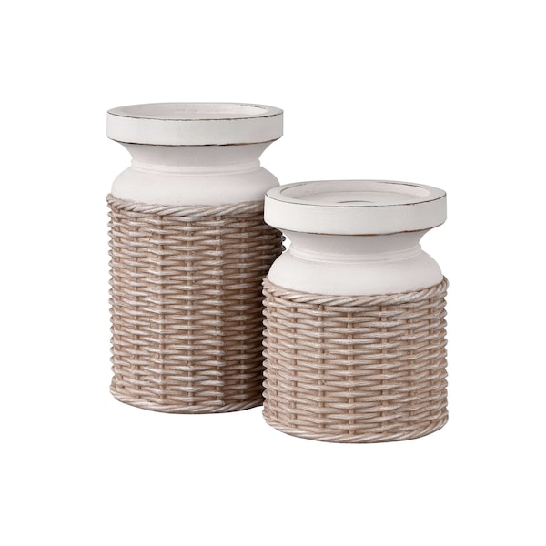 Elk Studio Norris Candleholder, Set of 2 Beige - S0037-11228/S2