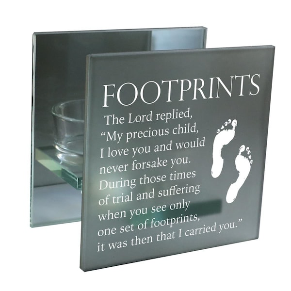 Cottage Garden Footprints In The Sand-Tm M.F. Powers Candle Holder - MCHQ9SGY