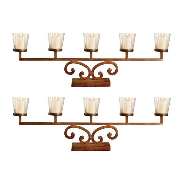 Elk Studio Prairie Votive Mantle Lighting Set of 2 - 560002/S2