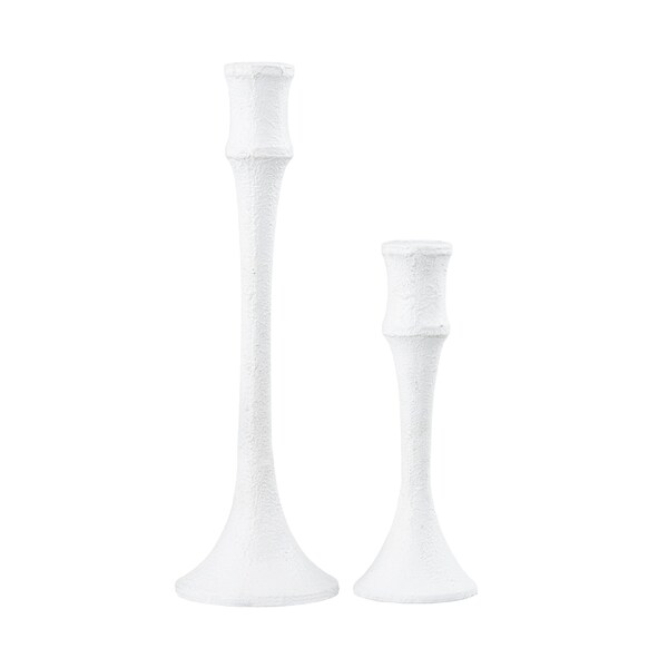 Elk Signature Miro Candleholder, Set of 2 Plaster White - H0897-10923/S2