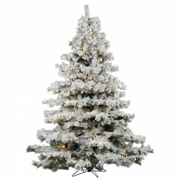 Vickerman 6.5 ft. x 62 in. Flkd Alaskan 600WmWht LED - A806366LED