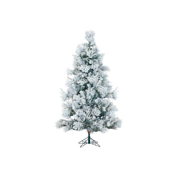 Almo Fulfillment Services Fraser Hill Farm Artificial Christmas Tree - 6.5 Ft. Flocked Snowy Pine - FFSN065-0SN