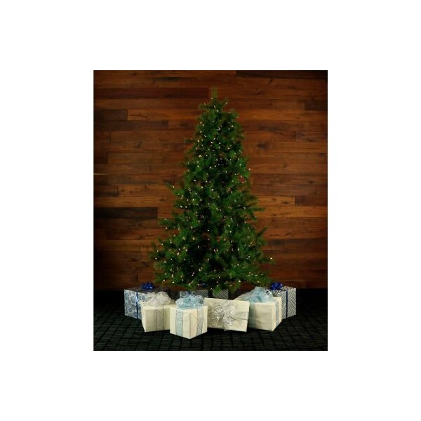 Almo Fulfillment Services Fraser Hill Farm Artificial Christmas Tree - 6.5 Ft. Southern Peace Pine - Smart String Lighting - FFSP065-3GR