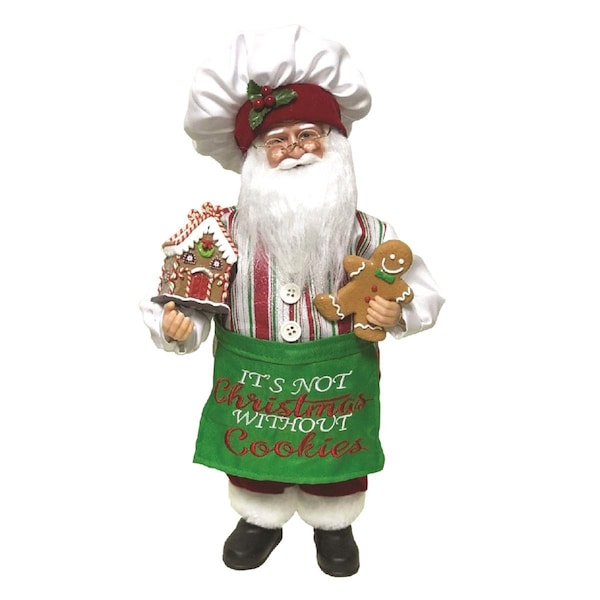 Santas Workshop 15 in. Its Not Christmas without Cookies Claus - 6026