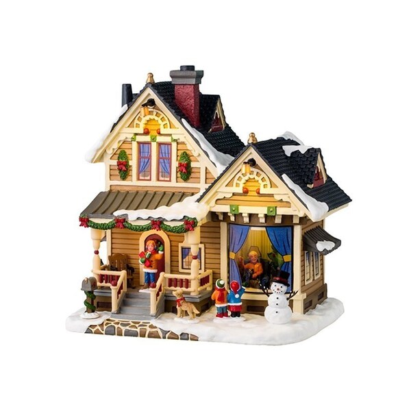 Lic Ltd Christmas Eve at Grandmas, Caddington Village, Resin - 45221