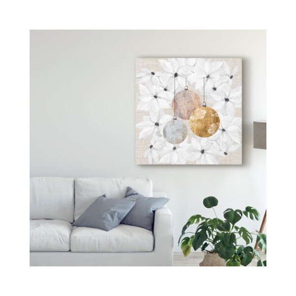 Trademark Fine Art Grace Popp 'Sophisticated Christmas Iv' Canvas Art, 24x24 - WAG04445-C2424GG