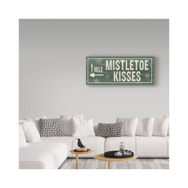 Trademark Fine Art Pela Studio 'Christmas Signs IV' Canvas Art, 10x24 - WAP03534-C1024GG