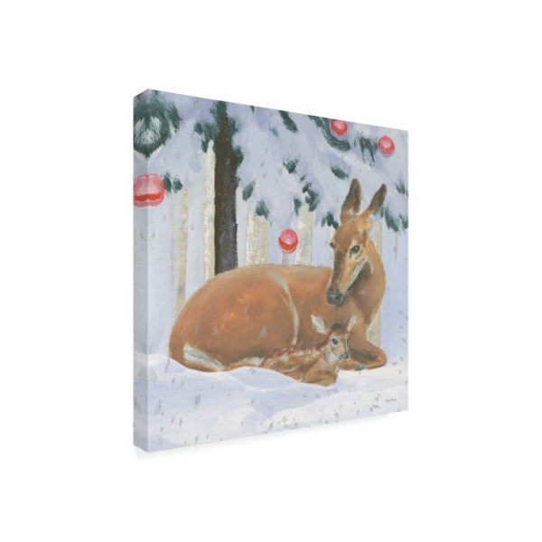 Trademark Fine Art Emily Adams 'Christmas Critters Bright VIII' Canvas Art, 18x18 - WAP11593-C1818GG