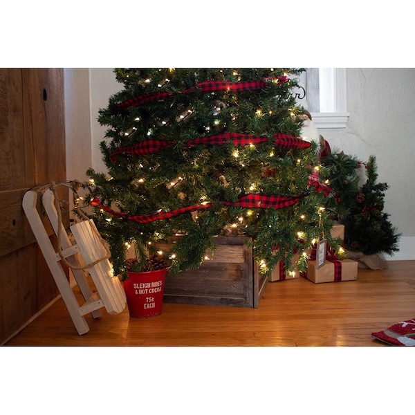 Barnwoodusa Rustic Farmhouse Reclaimed Wide Christmas Tree Collar/Skirt - 840075812746