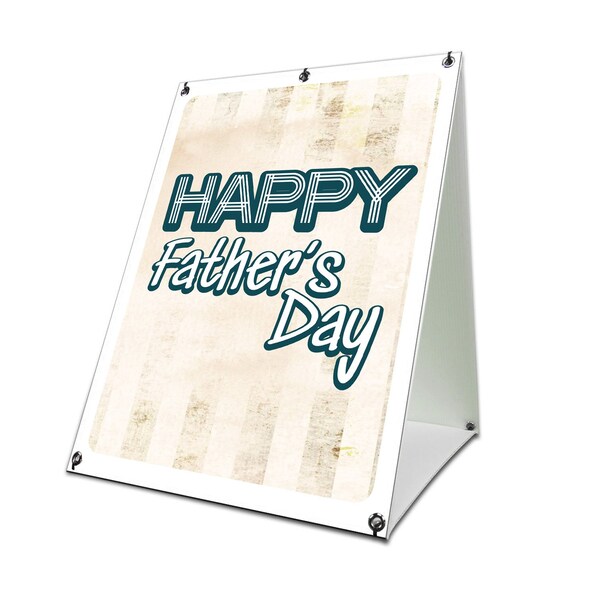 Signmission Father's Day, 24 Inch x 18 Inch A-frame Yard Sign, Coroplast Yard Sign - SBC-1824-30375