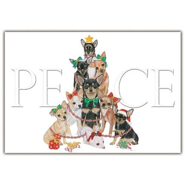 Pipsqueak Productions Pipsqueak Productions C561 Chihuahua Holiday Boxed Cards - C561
