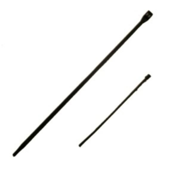 Queens Of Christmas 12 in. Zip Tie, Black, 500PK - ZIPT-12B-500PK