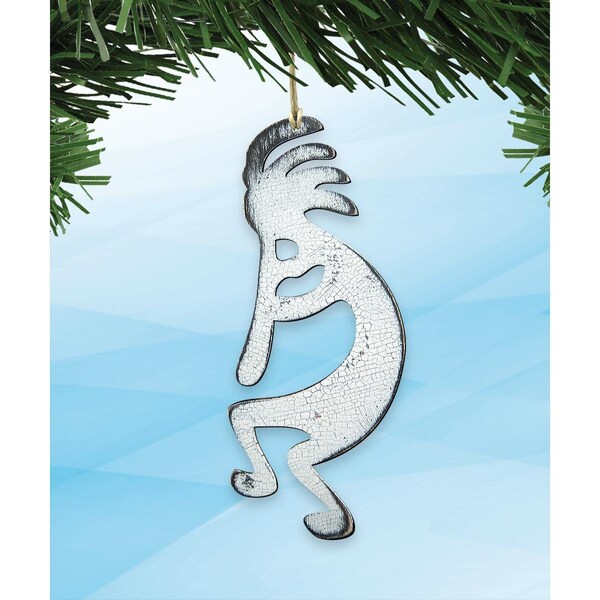 Designocracy Kokopelli Wooden Ornament - 99433O