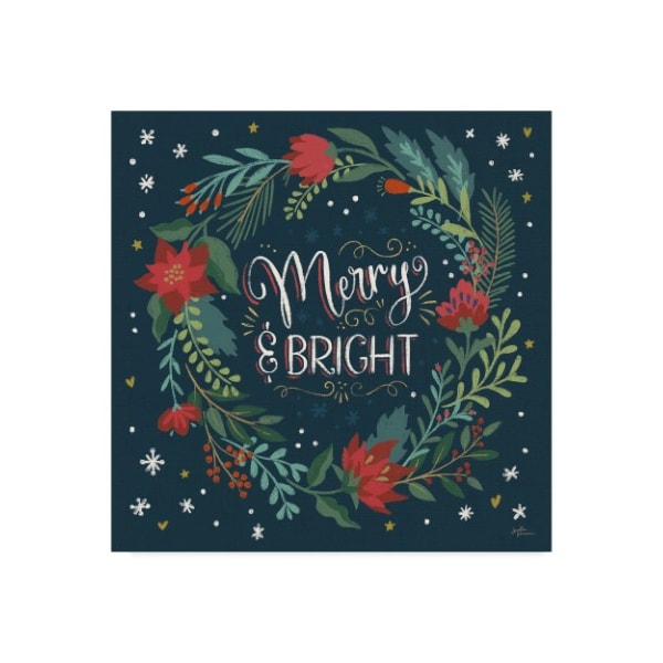 Trademark Fine Art Janelle Penner 'Christmas Bloom Iii' Canvas Art, 18x18 - WAP04569-C1818GG