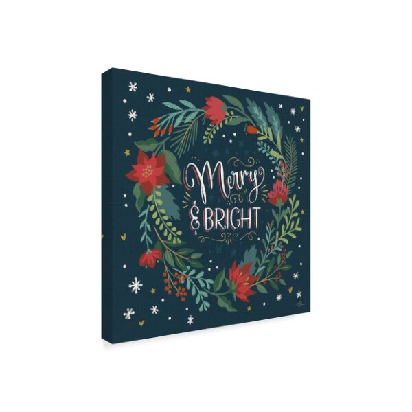 Trademark Fine Art Janelle Penner 'Christmas Bloom Iii' Canvas Art, 18x18 - WAP04569-C1818GG