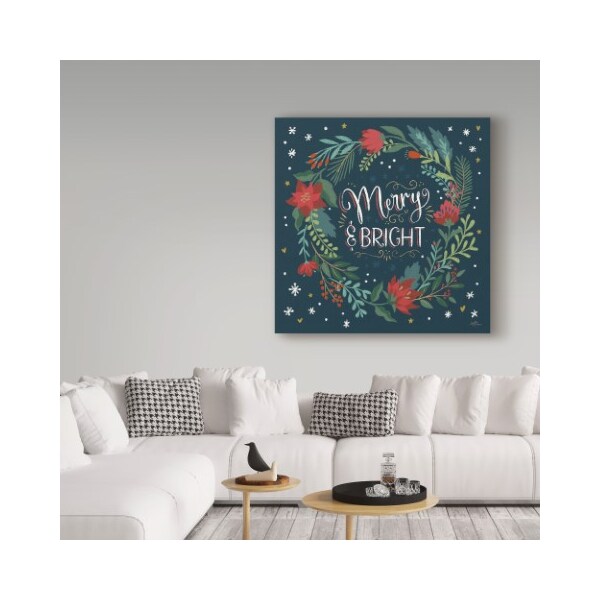 Trademark Fine Art Janelle Penner 'Christmas Bloom Iii' Canvas Art, 18x18 - WAP04569-C1818GG