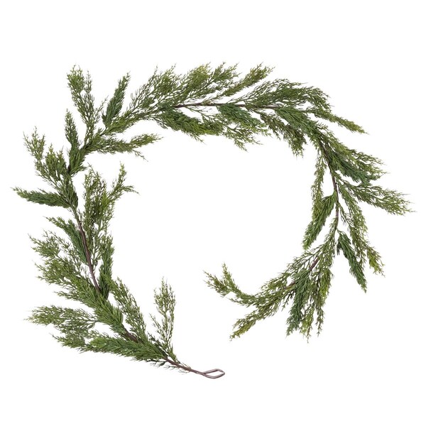 Tistheseason 72 in. Faux Cedar Design Garland, 2PK - TI3752426