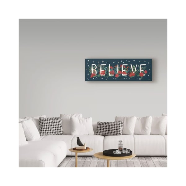 Trademark Fine Art Janelle Penner 'Christmas Bloom Viii' Canvas Art, 8x24 - WAP04574-C824GG