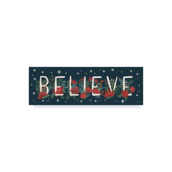 Trademark Fine Art Janelle Penner 'Christmas Bloom Viii' Canvas Art, 8x24 - WAP04574-C824GG