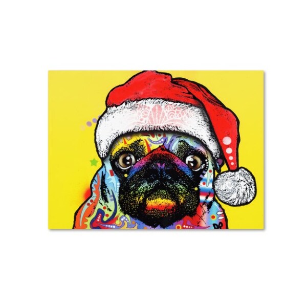 Trademark Fine Art Dean Russo 'Pug Christmas Edition' Canvas Art, 24x32 - ALI18416-C2432GG
