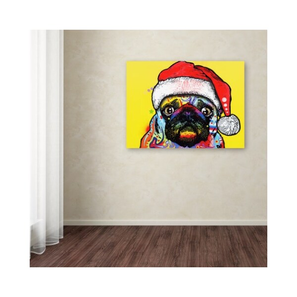 Trademark Fine Art Dean Russo 'Pug Christmas Edition' Canvas Art, 24x32 - ALI18416-C2432GG