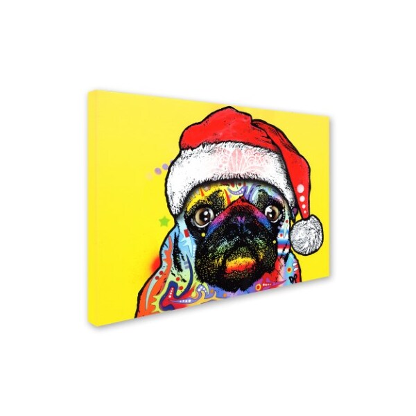 Trademark Fine Art Dean Russo 'Pug Christmas Edition' Canvas Art, 24x32 - ALI18416-C2432GG