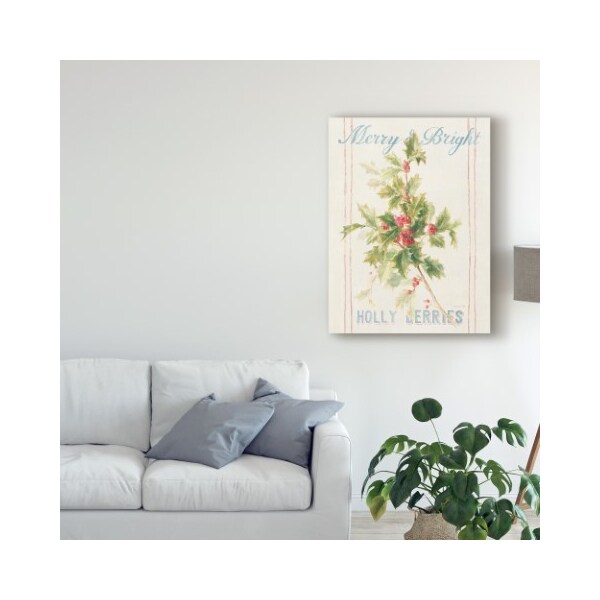Trademark Fine Art Danhui Nai 'Floursack Holiday I' Canvas Art, 14x19 - WAP09067-C1419GG