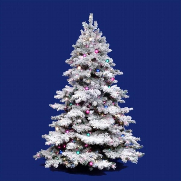 Vickerman 5.5 ft. x 49 in. Flocked Alaskan Dura-Lit 450C - A806356